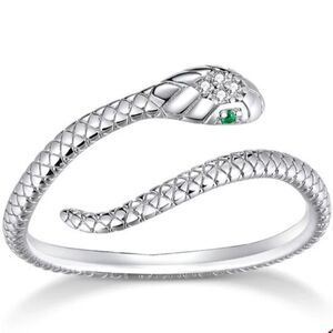 925 Sterling Silver Snake Ring